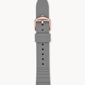 Fossil Yellow Silicone Watch Strap